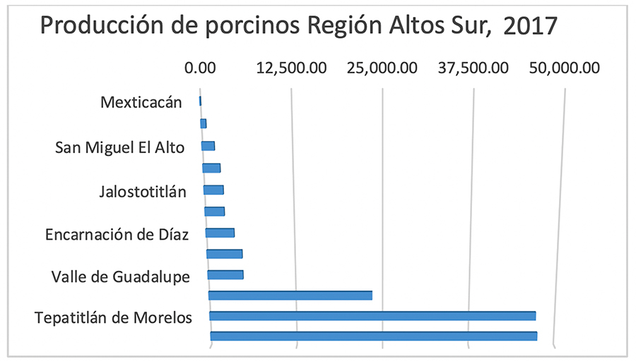 Gráfico 4. Elaboración propia. Datos tomados SIAP